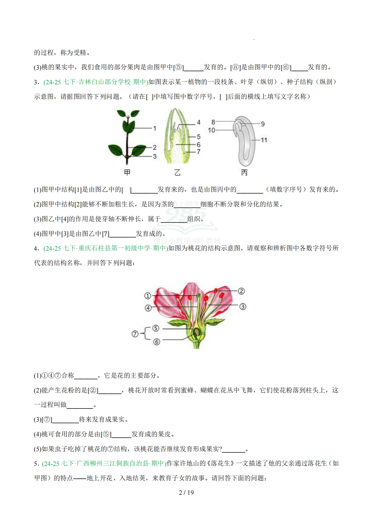 图片[2]-非选择必刷30题（原卷版）.pdf-七宝：认真做好一件事
