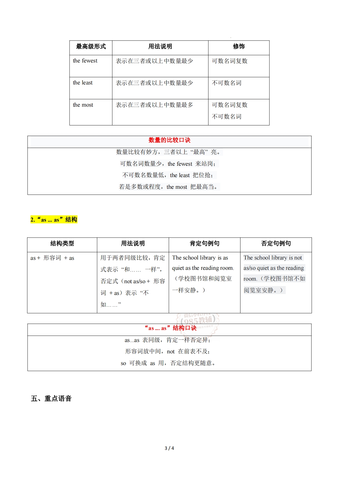 图片[3]-Unit 2 School life（单元核心知识）（背诵版）.pdf-七宝：认真做好一件事