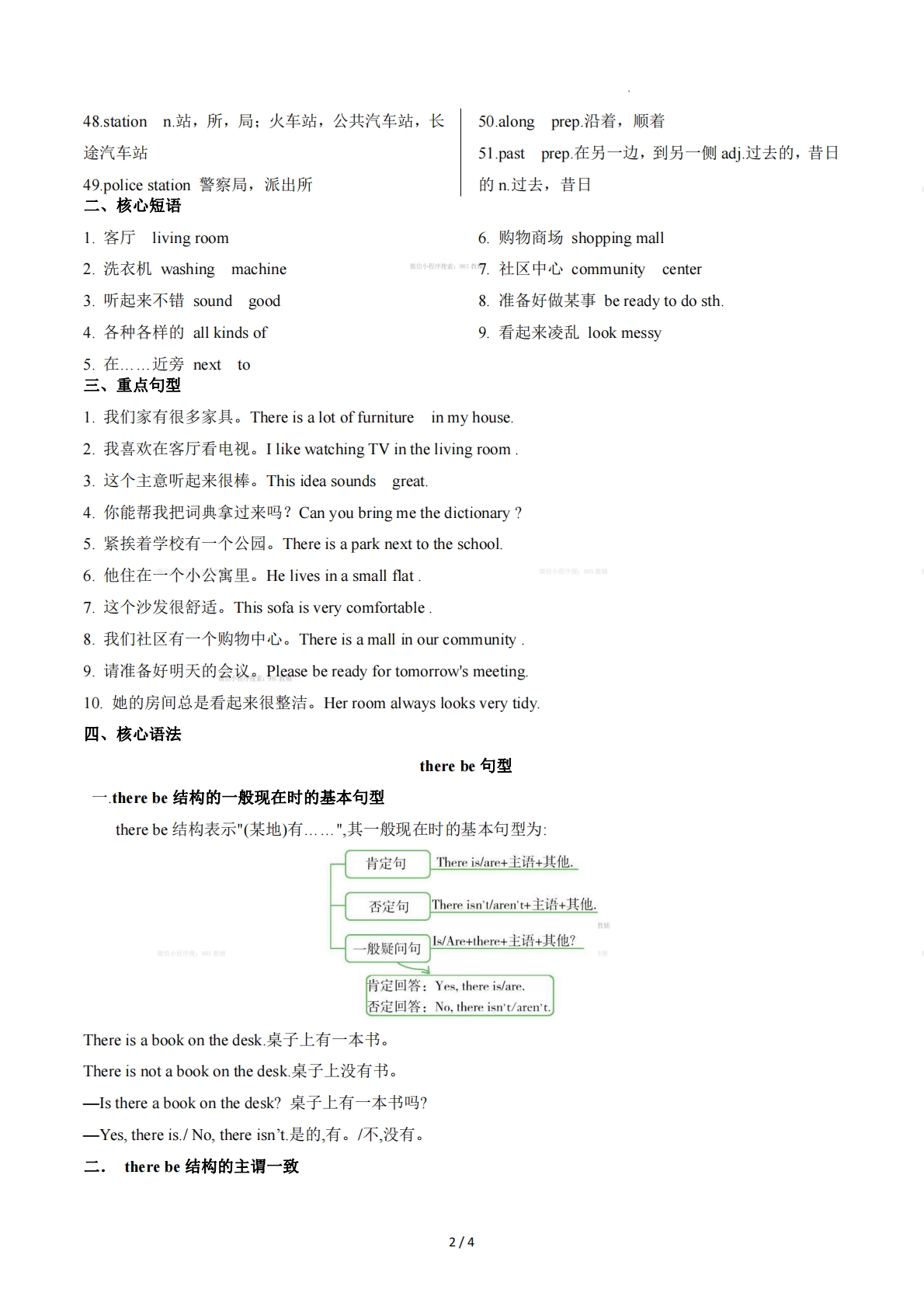 图片[2]-Unit 3 Home and Places（单元核心知识）（解析版）.pdf-七宝：认真做好一件事