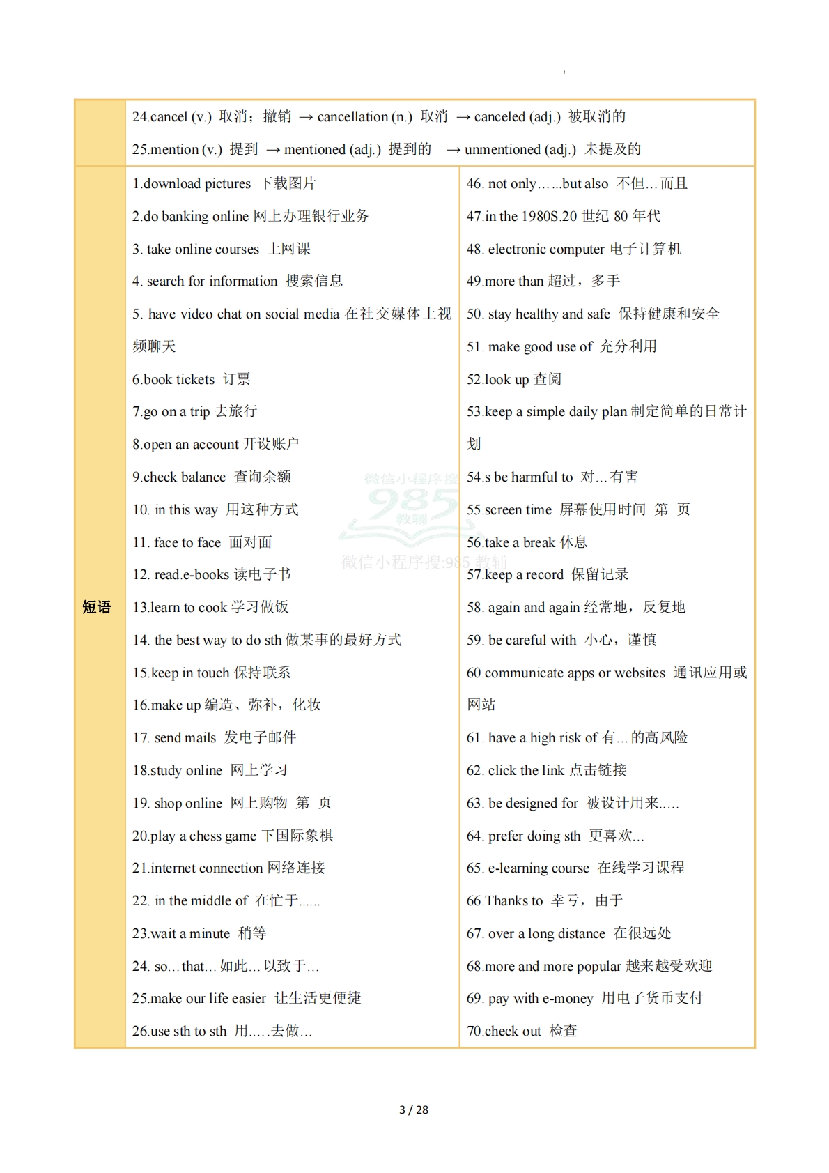 图片[3]-Unit 10 World in the Cloud（知识清单）（背诵版）.pdf-七宝：认真做好一件事