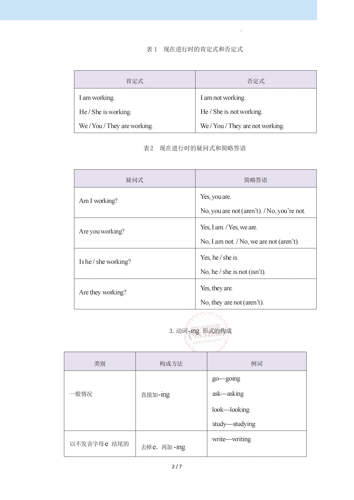 图片[2]-Unit 1 Here and Now 语专项训练（原版版）.pdf-七宝：认真做好一件事